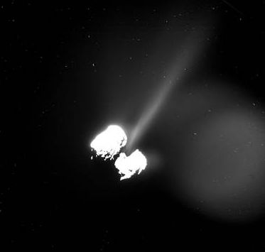 Dust jet of comet 67P Dust jet of comet 67P