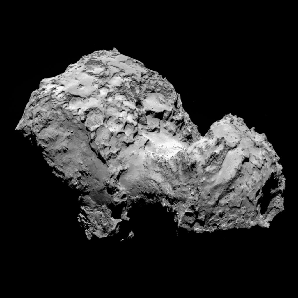 Comet 67P/Churyumov-Gerasimenko on 06 August 2014